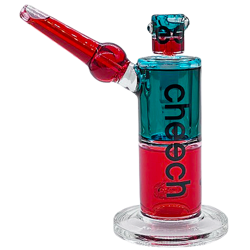 Cheech Double Chamber Glycerine Bubbler (HR-GY-124) | 7 inches | Assorted Colors product image